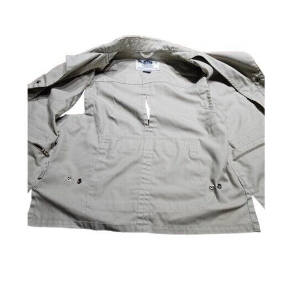 Tilley Endurables Tan Mens Medium Vintage Cargo Safari Vest Fishing Jacket - Picture 3 of 7